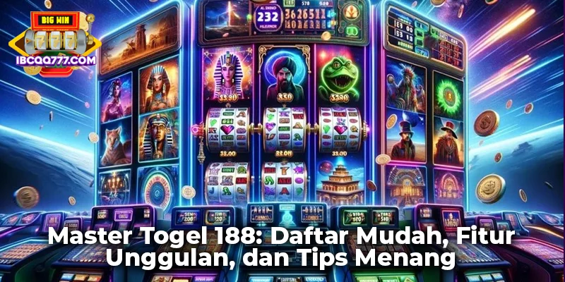 Master Togel 188: Daftar Mudah, Fitur Unggulan, dan Tips Menang