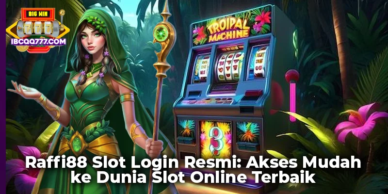 Raffi88 Slot Login Resmi: Akses Mudah ke Dunia Slot Online Terbaik