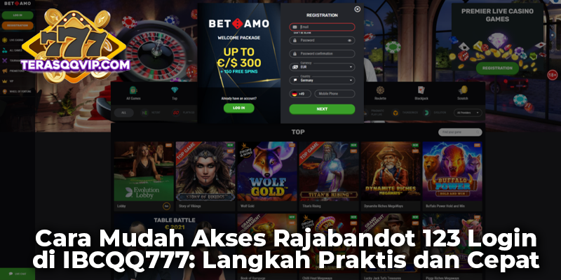 Cara Mudah Akses Rajabandot 123 Login di IBCQQ777: Langkah Praktis dan Cepat